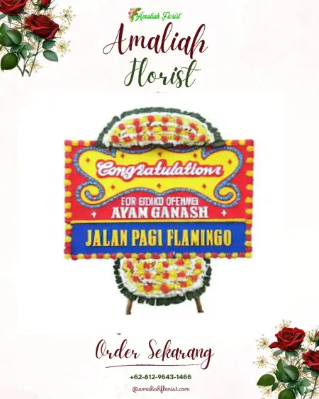 Sewa Papan Bunga Gemawang